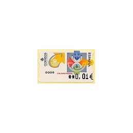 ESPAÑA. 31E. Calidad postal. EUR-5A. ATM nuevo (0,01)