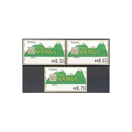 ANDORRA. Montañas verdes- 5. 0280. Serie 3 val. (2009)