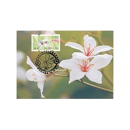 TAIWÁN (2009). Flores Tung (3)- verde. Tarjeta máxima (104) - B