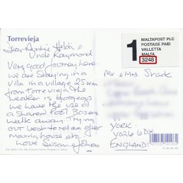 ESPAÑA (2001). MALTAPOST - 3265. Tarjeta postal