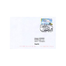 TAIWÁN (2009). Enlace postal (2) - rojo. Sobre P.D. - ESP (112)