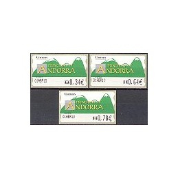 ANDORRA. Montañas verdes- 5. 0083. Serie 3 val. (2010), Fecha