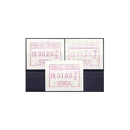 SWA (1988). Emblema postal - PT.01. Serie 3 val.