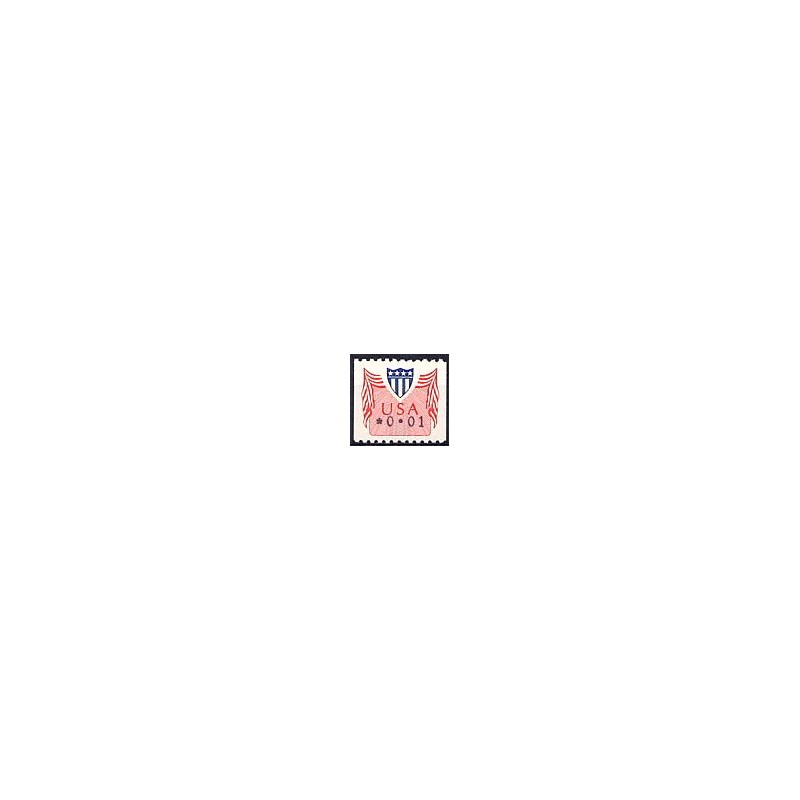 EEUU (1992). Símbolo USA (1). ATM nuevo (0.01)