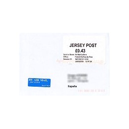 JERSEY (2009). Básica (1.1) - Postal HQ. Sobre a España