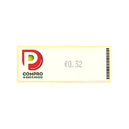 PORTUGAL (2010). Compro - Crouzet NEGRO. ATM nuevo (0,32)