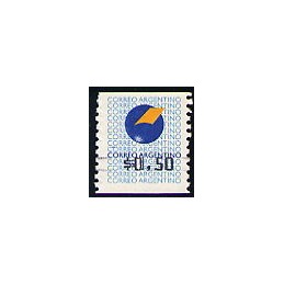 ARGENTINA (1995). Emblema postal. ATM nuevo ($0.50)