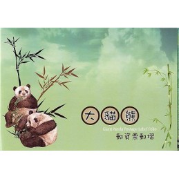 TAIWÁN (2010). Osos panda - verde. Carpeta (120)