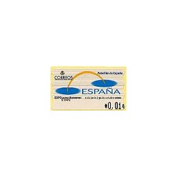 ESPAÑA. 44E. Expo 2000. Hannover. EUR-4E. ATM nuevo (0,01)