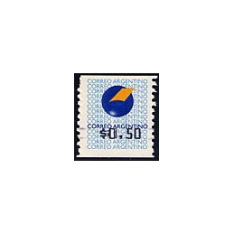 ARGENTINA (1995). Emblema postal. ATM nuevo ($0.50)
