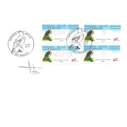 BÉLGICA (2011). Aguila pescadora - Angleur. Sobre P.D. (firma)