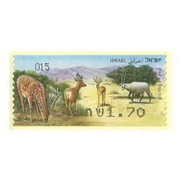 ISRAEL (2011). Mamíferos ungulados - 015. ATM nuevo