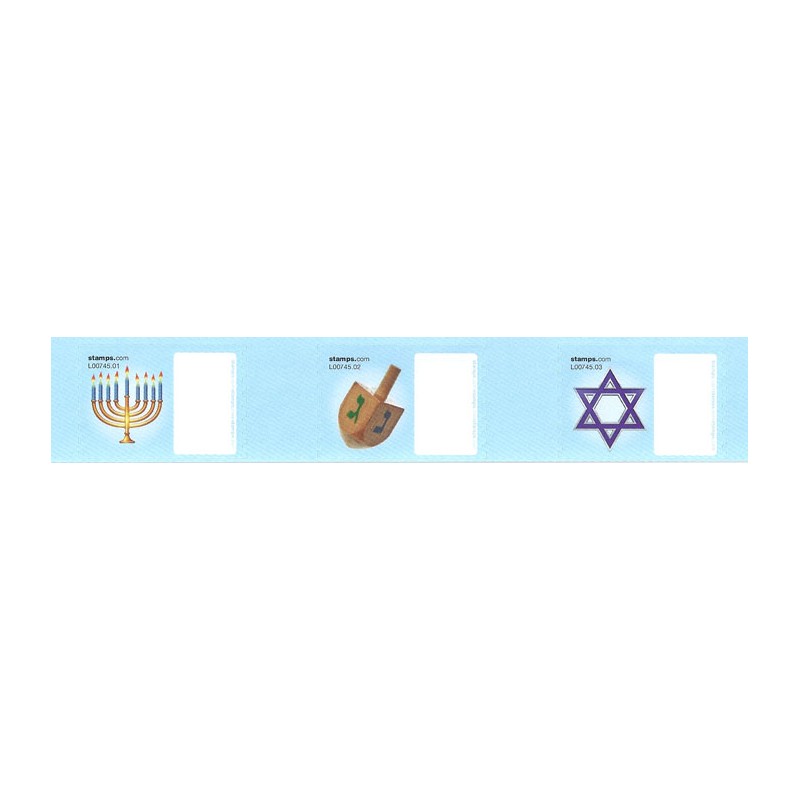 EEUU (2010). 1753. Hanukkah. Etiquetas en blanco