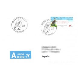 BÉLGICA (2011). Aguila pescadora - Angleur. Sobre P.D. (España)
