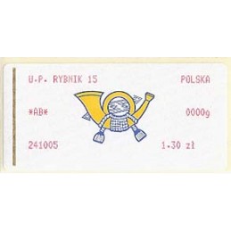 POLONIA (2005). Emblema (1.1) - rojo. RYBNIK 15. ATM nuevo