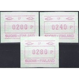 FINLANDIA (1994). Emisión básica (6) - 35. Serie 3 val. (1994)
