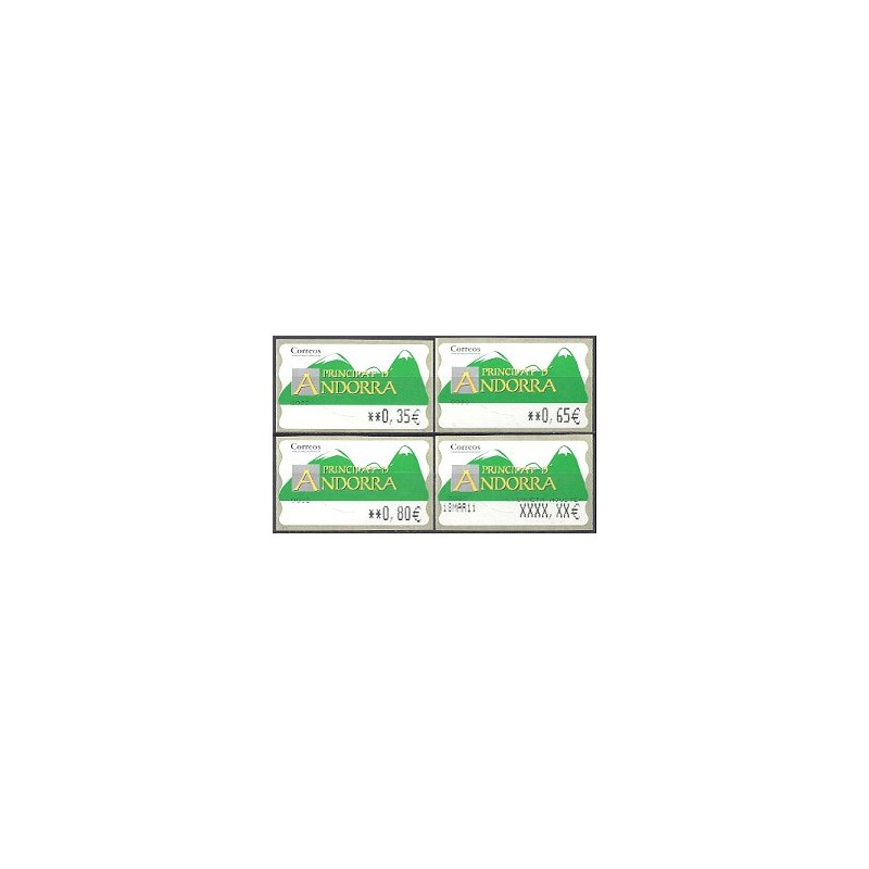 ANDORRA. Montañas verdes- 5. 0083. Serie 3 val. + ajuste (2011)