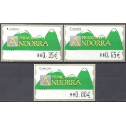 ANDORRA. Montañas verdes- 5. 0280. Serie 3 val. (2011)