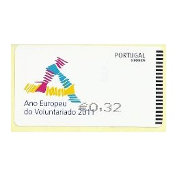 PORTUGAL (2011). Voluntariado - SMD negro. ATM nuevo