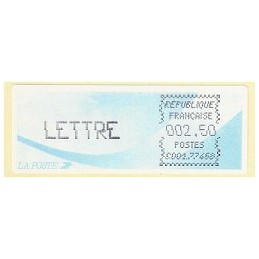 FRANCIA (1988). Cometa - C001.77468 - negro. ATM nuevo (LETTRE)