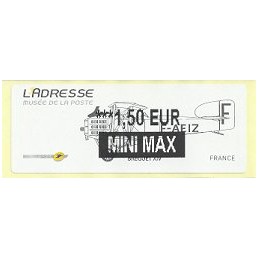 FRANCIA (2011). Adresse - Breguet XIV. ATM nuevo (1,50 MINI MAX
