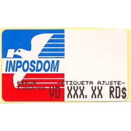 REP. DOMINICANA (1999). Emblema postal. Etiqueta ajuste *