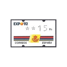 ESPAÑA. 2.2. EXPO 92 - 4 dígitos IBM. ATM nuevo (15)