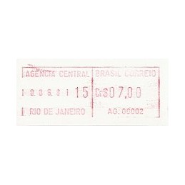 BRASIL (1981). Emisión básica (1) - AG. 00002. ATM nuevo