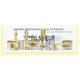 FRANCIA (2011). Patrimoine Aix Provence. ATM nuevo (0,55)