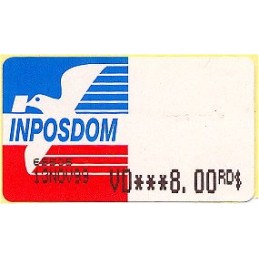 REP. DOMINICANA (1999). Emblema postal. ATM nuevo *