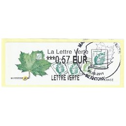 FRANCIA (2011). Lettre Verte - LISA 2. ATM (0,57), P.D. Antony