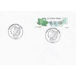 FRANCIA (2011). Lettre Verte - LISA 1. Sobre P.D. (0,57) Paris