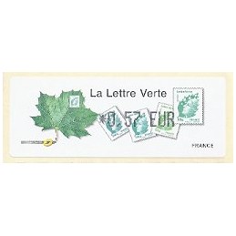 FRANCIA (2011). Lettre Verte - LISA 1. ATM nuevo (0,57)