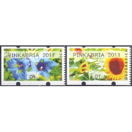 AUSTRIA (2011). PINKABRIA 2011 (Flores 3). ATMs nuevos (01)
