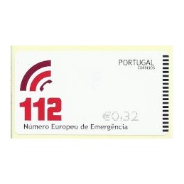 PORTUGAL (2011). 112 - NEWVISION negro. ATM nuevo
