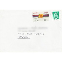 ESPAÑA. 4.3.1. Emblema postal - FNMT. No ast. Sobre (Reino Unido