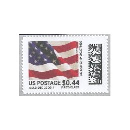 EEUU (2011). Mail&go - bandera. Sello nuevo (0.44 FIRST-CLASS)