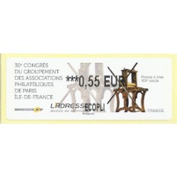 FRANCIA (2012). 30 Congres GAPHIL - Presse. ATM nuevo (0,55 ECOP