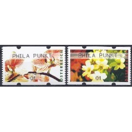 AUSTRIA (2012). PHILA PUNKT (Flores 4). ATMs nuevos (01)