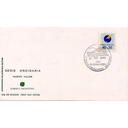 ARGENTINA (1995). Emblema postal. Sobre primer día