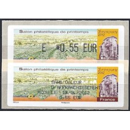FRANCIA (2012). Salon Printemps Epernay. ATM (E 0,55) + rec. FR