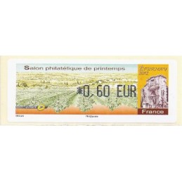 FRANCIA (2012). Salon Printemps Epernay. ATM nuevo (0,60)
