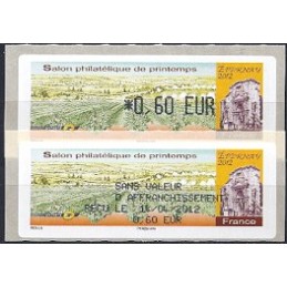 FRANCIA (2012). Salon Printemps Epernay. ATM (0,60) + rec. FR