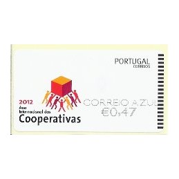 PORTUGAL (2012). Cooperativas - NEWVISION negro. ATM nuevo (Azul