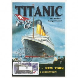 BÉLGICA (2012). Titanic - Hannut. Tarjeta máxima (1) **