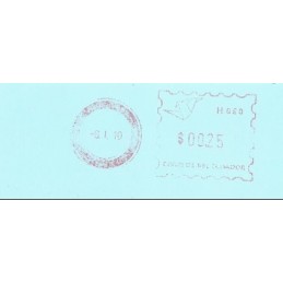 ECUADOR. Logotipo correos (azul). H060. Sello nuevo ($00.25)