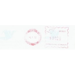 ECUADOR. Logotipo correos (logo azul). H060. Sello nuevo ($00.25