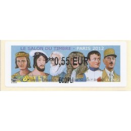 FRANCIA (2012). Gobernantes - LISA 2. ATM nuevo (0,55 ECOPLI)