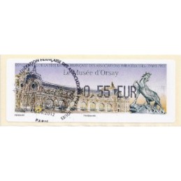 FRANCIA (2012). Musée Orsay - LISA 1. ATM (0,55), mat. P.D.