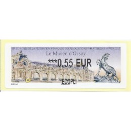 FRANCIA (2012). Musée Orsay - LISA 2. ATM nuevo (0,55 ECOPLI)